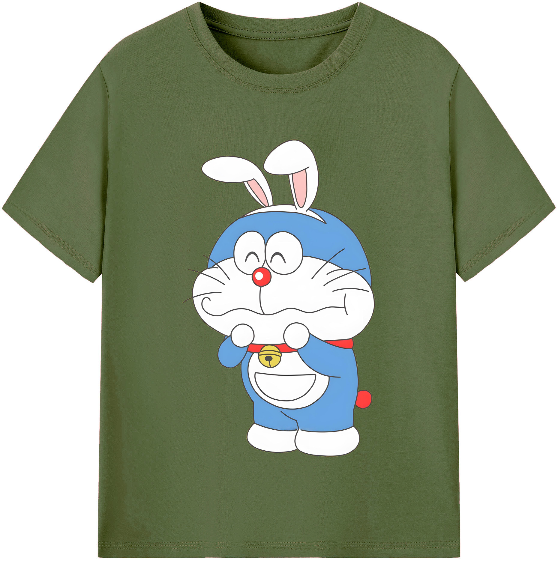（画像用） ドラえもん Doraemon 綿100％半袖Tシャツ（フロントプリント）